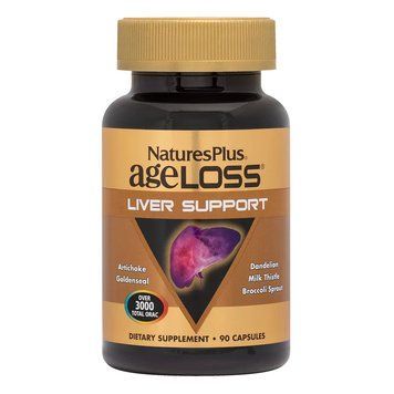 Natures Plus Age-Less Liver Support, 90 капсул CN9745 фото