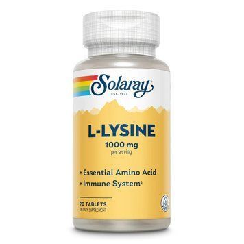 Solaray L-Lysine 1000 mg, 90 таблеток CN8049 фото