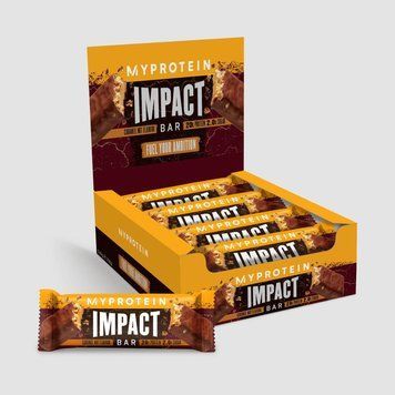 MyProtein Impact Protein Bar, 12*64 грамм - Карамель-орех CN15947-2 фото