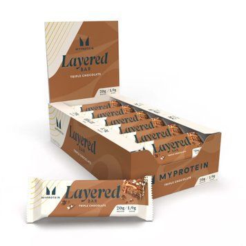 Layered Bar - 12x60g Triple Chocolate Fudge 2022-09-0758 фото