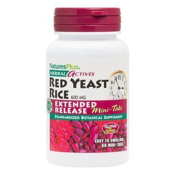 Natures Plus Herbal Actives Red Yeast Rice 600 mg, 60 мини таблеток CN11796 фото