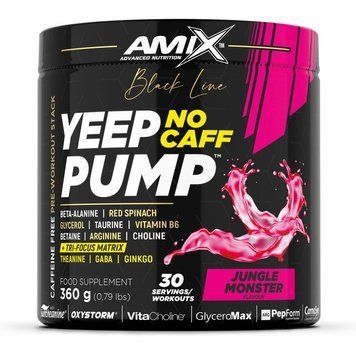 AMIX Black Line Yeep Pump NO CAFF, 360 грам - Jungle Monster CN16960-2 фото