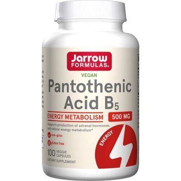 Jarrow Formulas Pantothenic Acid 500 mg, 100 вегакапсул CN10887 фото