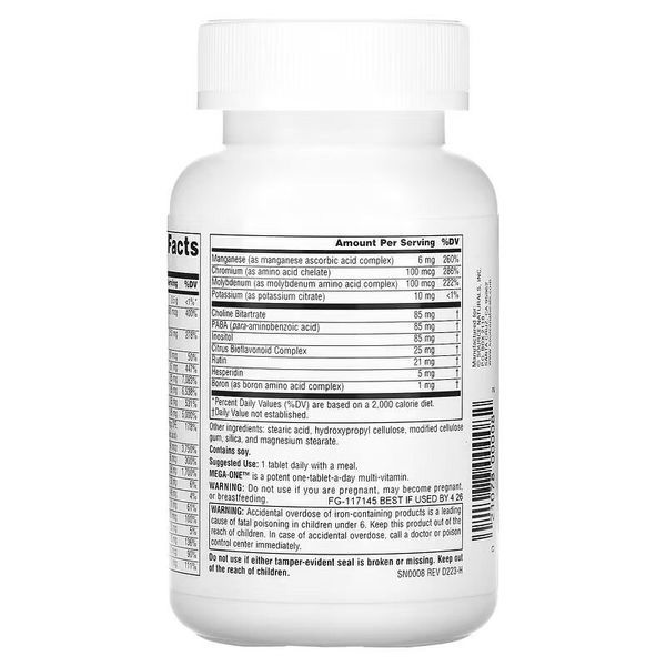 Source Naturals Mega-One, 30 таблеток CN12640 фото