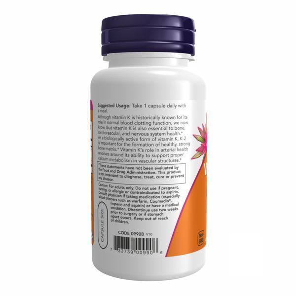 Vitamin K-2 100mcg - 100 vcaps 2022-10-0460 фото