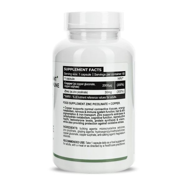 Progress Nutrition Zinc Picolinate 30 mg, 60 капсул CN16434 фото