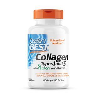 Doctor's Best Collagen Types 1&3 1000 mg, 540 таблеток CN7848 фото