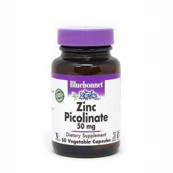 Bluebonnet Nutrition Zinc Picolinate 50 mg, 50 вегакапсул CN5203 фото