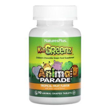Kids Green Food Supplement &ndash; 90 tabs Tropical Fruit 2022-10-1497 фото