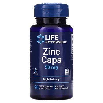 Life Extension Zinc 50 mg, 90 вегакапсул CN10888 фото