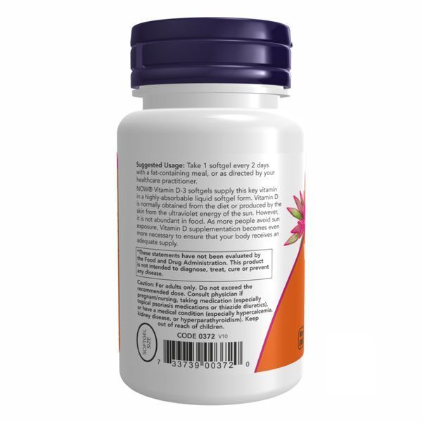 VIT D-3 5000 IU - 240 sgels 2022-10-0462 фото