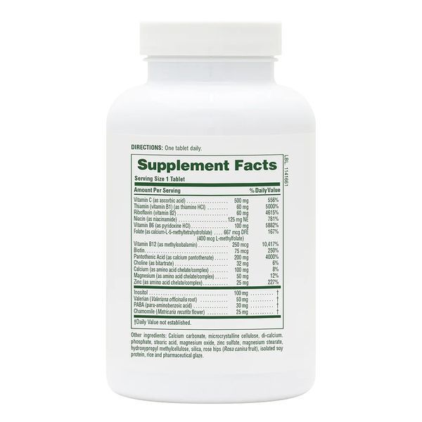 Natures Plus Mega-Stress Complex, 90 таблеток CN11730 фото