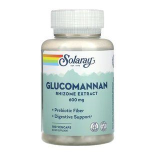 Glucomannan Rhizome Extract 600mg - 100 vcaps 2023-10-6720 фото