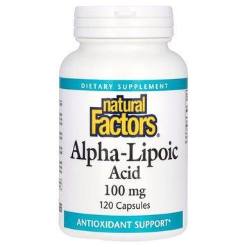 Natural Factors Alpha-Lipoic Acid 100 mg, 120 капсул CN16730 фото