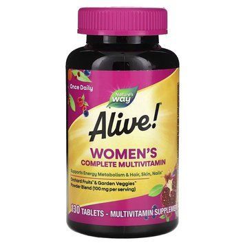 Nature's Way Alive! Women's Complete Multivitamin, 130 таблеток CN16237 фото