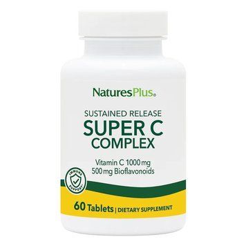 Natures Plus Super C Complex Sustained Release, 60 таблеток CN11732 фото