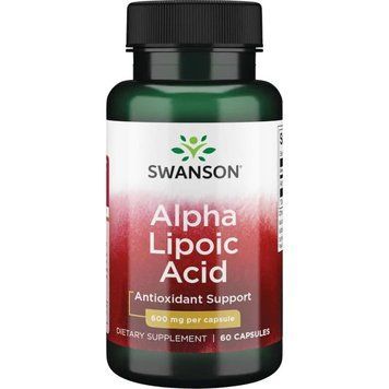 Swanson Alpha Lipoic Acid 600 mg, 60 капсул CN7224 фото