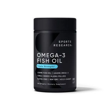 Sports Research Omega-3 Fish Oil 1250 mg, 30 капсул CN16653 фото