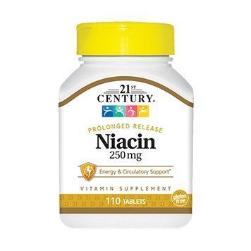 21st Century Niacin 250 mg, 110 таблеток CN3910 фото