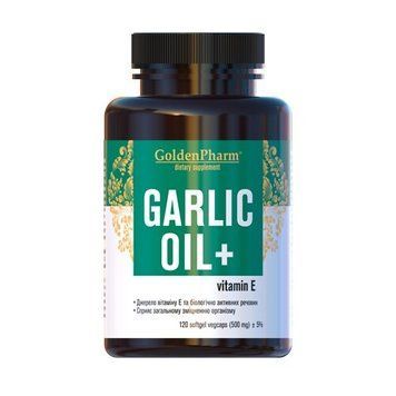 Golden Pharm Garlic Oil 500 mg, 120 вегакапсул CN15581 фото