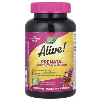 Nature's Way Alive! Prenatal Multivitamin, 90 желеек CN16243 фото