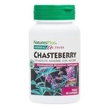 Natures Plus Herbal Actives Chasteberry 150 mg, 60 капсул CN11802 фото