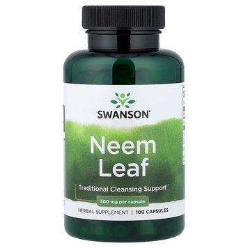 Swanson Neem Leaf 500 mg, 100 капсул CN20229-1 фото