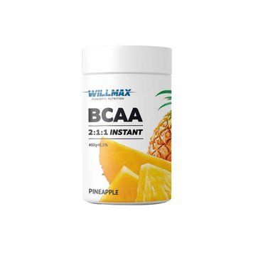 Willmax BCAA 2:1:1, 400 грамм - Ананас CN8644-1 фото