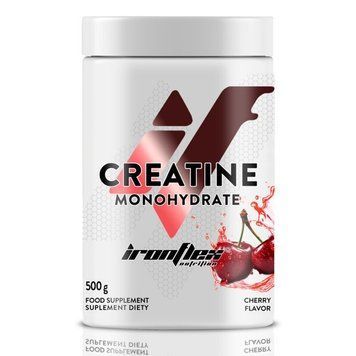 IronFlex Creatine Monohydrate, 500 грамм - Вишня CN2241-26 фото