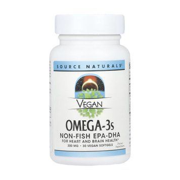 Vegan Omega-3s EPA-DHA 300 mg - 30 softgels 2023-10-6613 фото