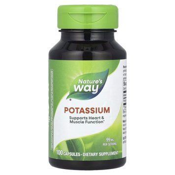Nature's Way Potassium 99 mg, 100 таблеток CN16388 фото