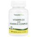 Natures Plus Vit D3 + Vitamin K Complex, 90 таблеток CN16974 фото 1