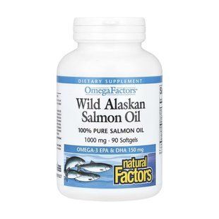 Wild Alaskan Salmon Oil 1000mg - 90 softgels 2023-10-5745 фото