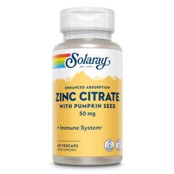 Zinc Citrate 50mg - 60 vcaps 2022-10-2448 фото