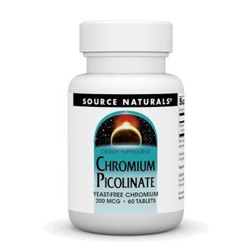 Chromium Picolinate 200 mcg Yeast Free - 60 tabs (Повреждена этикетка) 2024-11-0176 фото