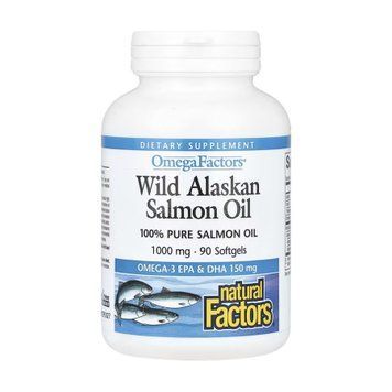 Wild Alaskan Salmon Oil 1000mg - 90 softgels 2023-10-5745 фото