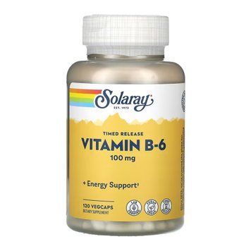 Vitamin B-6 100mg - 120 vcaps 2023-10-6771 фото