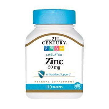 21st Century Zinc 50 mg, 110 таблеток CN3921 фото
