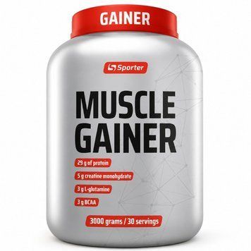 Sporter Muscle Gainer, 3 кг - Шоколад-банан CN20336-5 фото