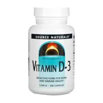 Vitamin D-3 2000 IU - 200 caps 2023-10-2705 фото