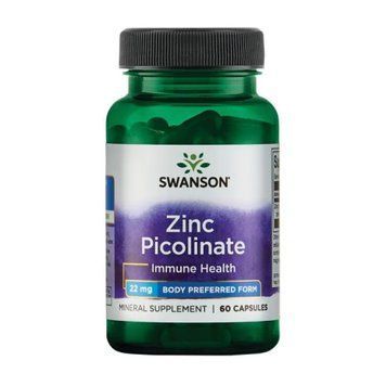 Zinc Picolinate 22 mg - 60 caps (Повреждена банка) 2023-10-7757 фото