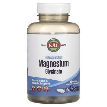 KAL Magnesium Glycinate 315 mg, 90 таблеток CN16522 фото