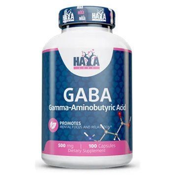Haya Labs Gaba 500 mg, 100 капсул CN12033 фото