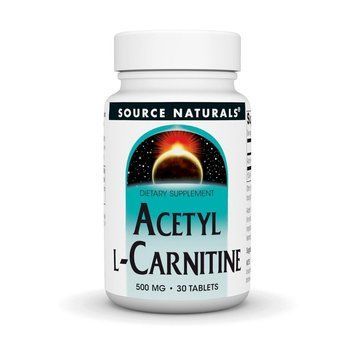 Source Naturals Acetyl L-Carnitine 500 mg, 30 таблеток CN20093-1 фото