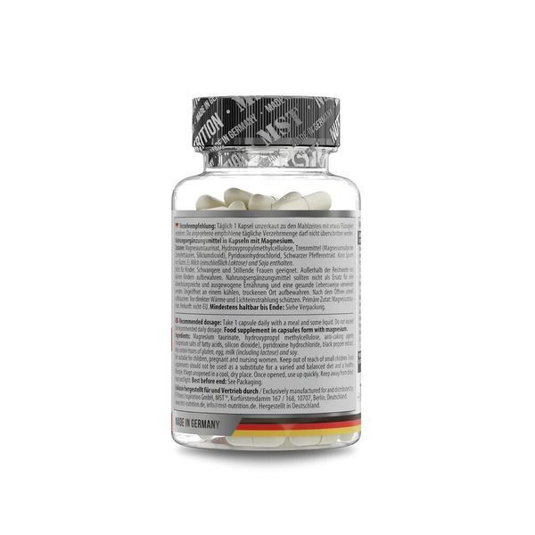 MST Magnesium Taurate + Vitamin B6, 60 капсул D6006924FF7A фото