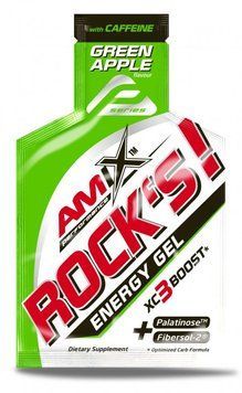 AMIX Performance Rock&acute;s Gel with Caffeine, 32 грамм - Зеленое яблоко CN9902-2 фото