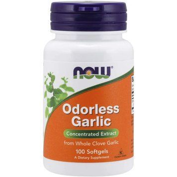 NOW Odorless Garlic, 100 капсул CN11549 фото