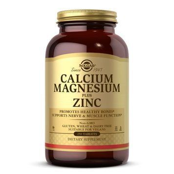 Solgar Calcium Magnesium Plus Zinc, 250 таблеток CN6057 фото