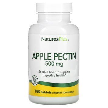 Natures Plus Apple Pectin 500 mg, 180 таблеток CN11678 фото