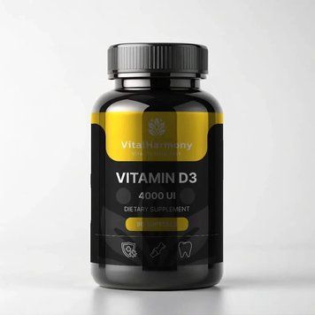 VitalHarmony Vitamin D3 4000 UI, 90 капсул CN16703 фото
